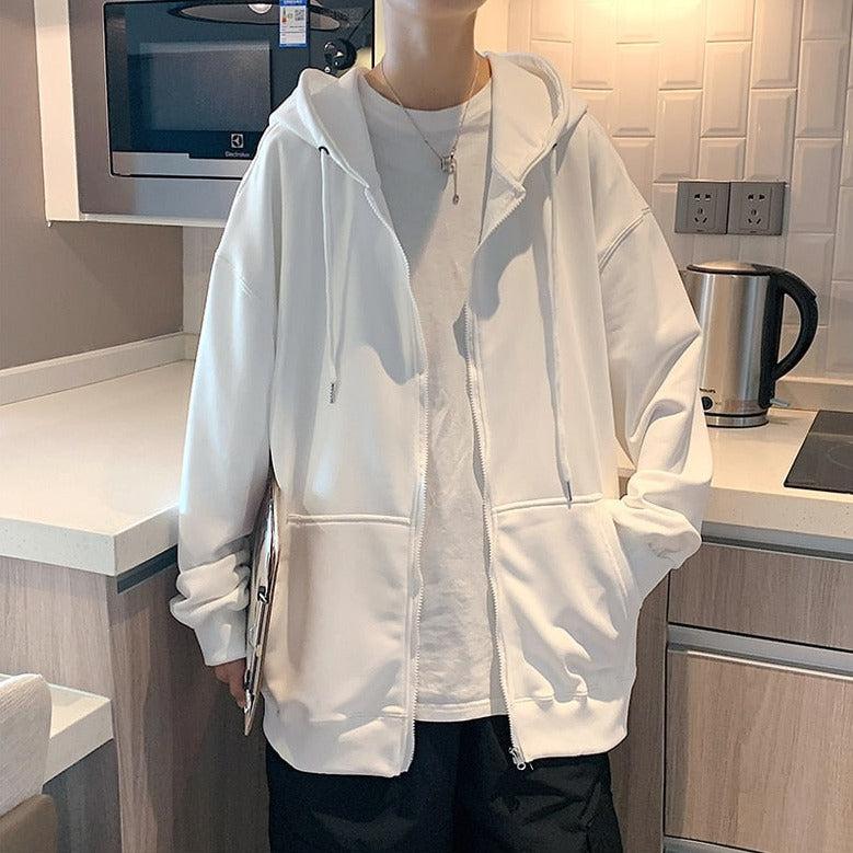 Stylish Work Outfits, Outfit Summer Ideas Casual Zip-Up Men Hoodie