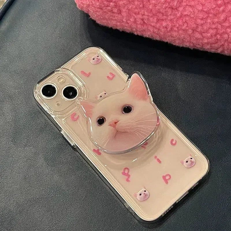 Stylish Work Outfits, Outfit Summer Ideas Cat Popsocket Clear Phone Case