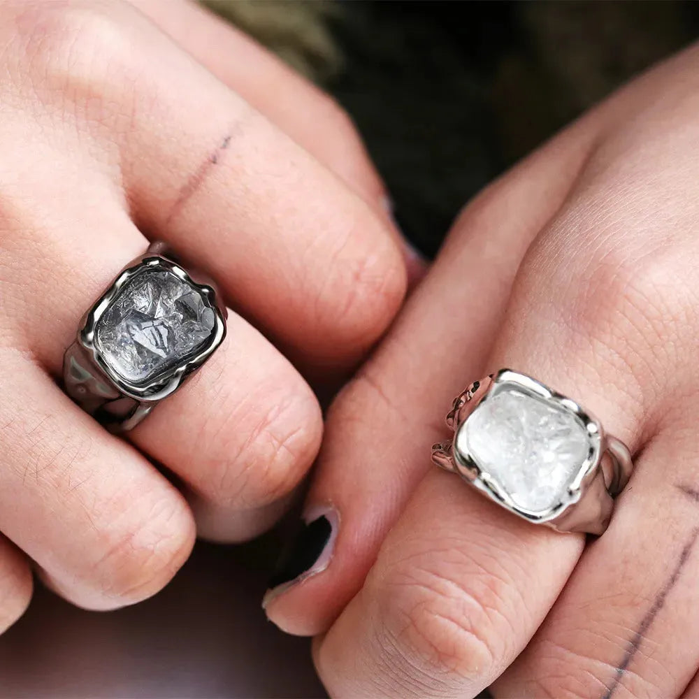Stylish Work Outfits, Outfit Summer Ideas Cyberpunk Crystal Ring