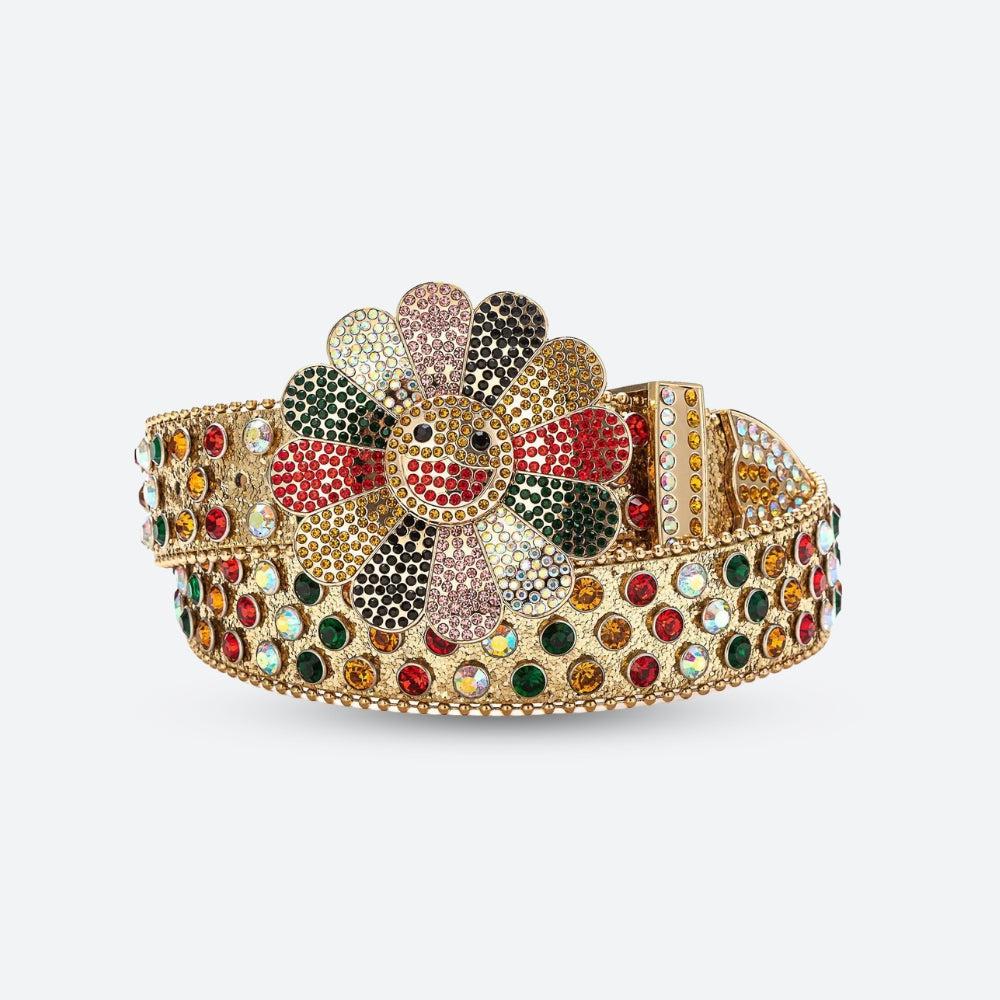 Stylish Work Outfits, Outfit Summer Ideas Disco Cowgirl Flower Buckle Belt