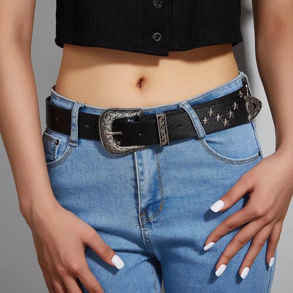 Stylish Work Outfits, Outfit Summer Ideas Disco Cowgirl Star Belt