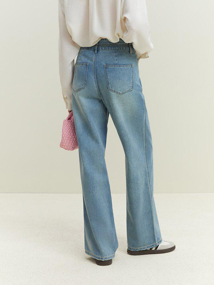 Stylish Work Outfits, Outfit Summer Ideas Double Buttoned Light Washed Jeans