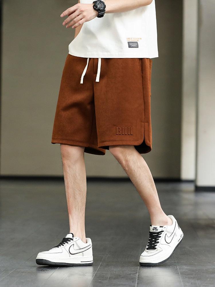 Stylish Work Outfits, Outfit Summer Ideas Drawstring Waist Oversize Sweatshort