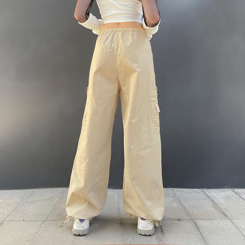 Stylish Work Outfits, Outfit Summer Ideas Fairy Grunge Drawstring Parachute Pants
