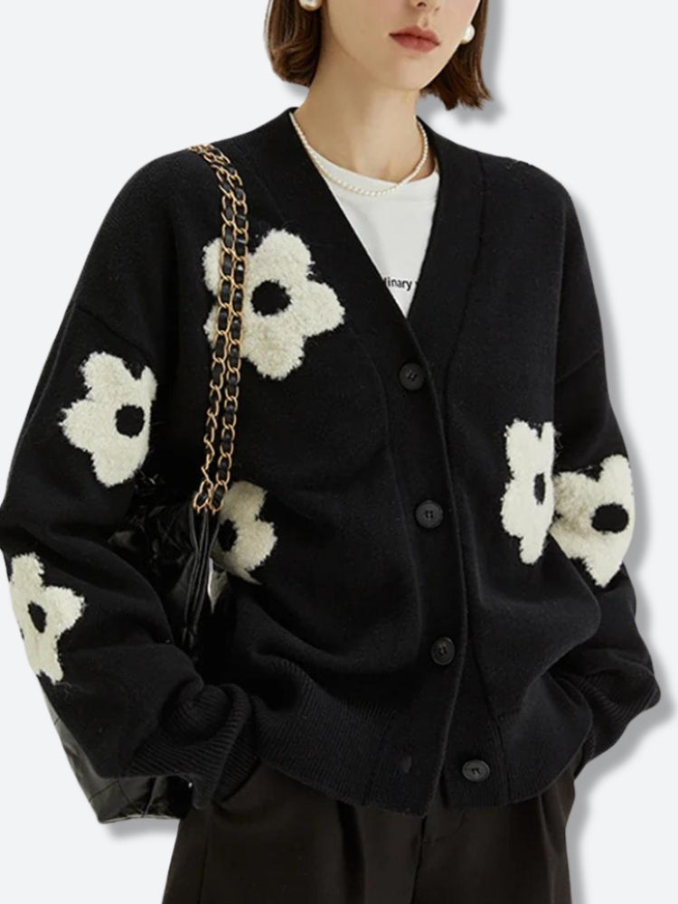 Stylish Work Outfits, Outfit Summer Ideas Flower Cardigan