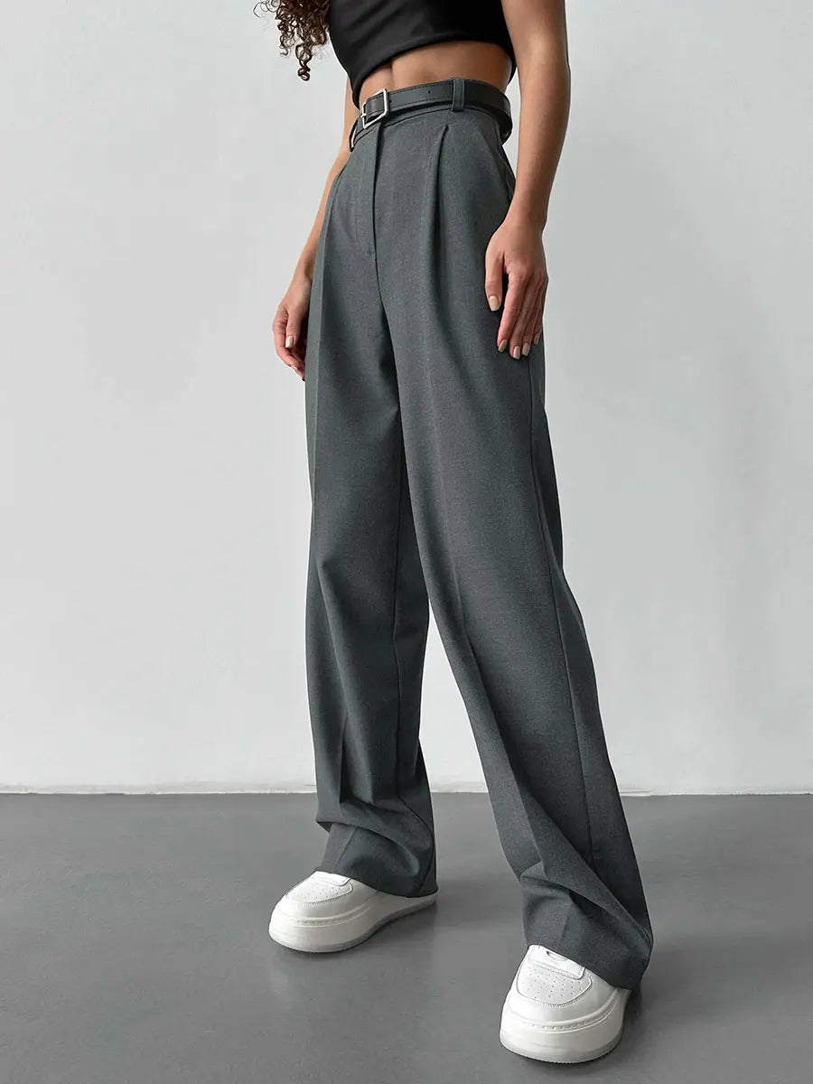 Stylish Work Outfits, Outfit Summer Ideas High Waisted Tailored Pants