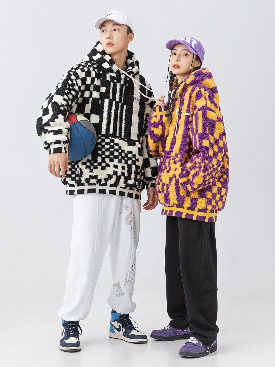 Stylish Work Outfits, Outfit Summer Ideas Indie Oversized Plush Hoodie