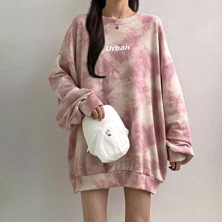 Stylish Work Outfits, Outfit Summer Ideas Indie Urban Print Longline Sweatshirt