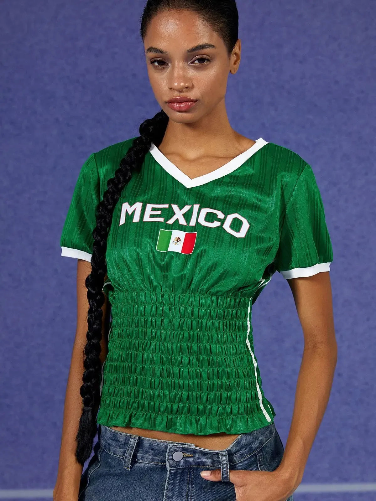 Stylish Work Outfits, Outfit Summer Ideas Mexico Ruched Jersey Top