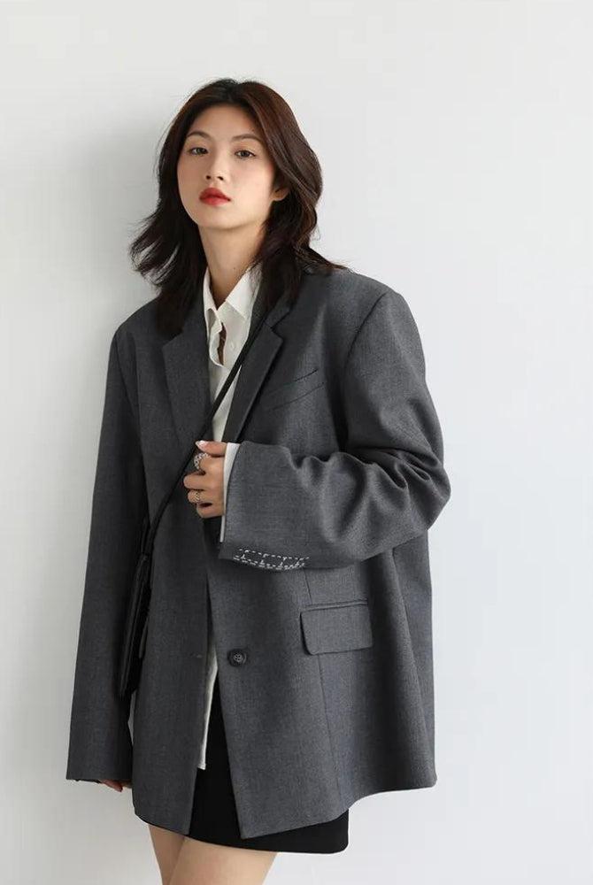 Stylish Work Outfits, Outfit Summer Ideas Office Style Wide Shoulder Classy Blazer