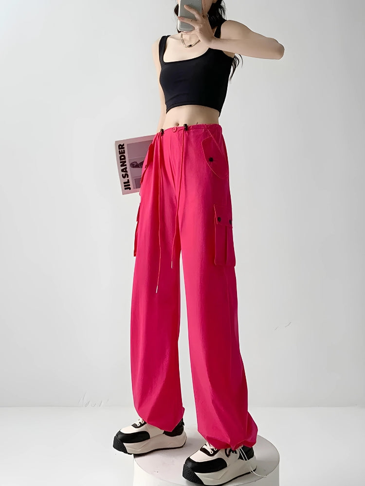 Stylish Work Outfits, Outfit Summer Ideas Parachute Cargo Pants