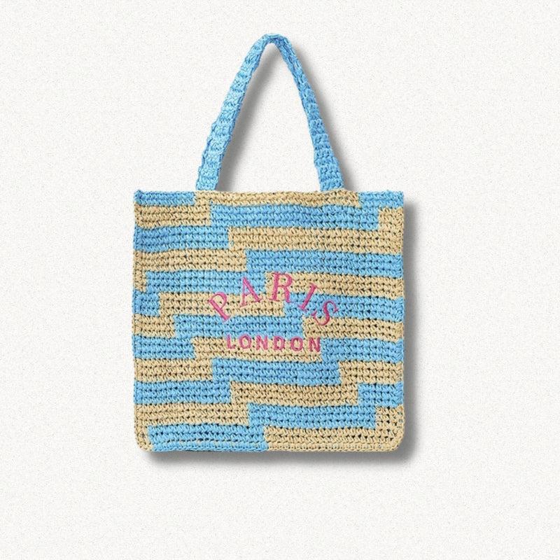 Stylish Work Outfits, Outfit Summer Ideas Paris Straw Beach Bag