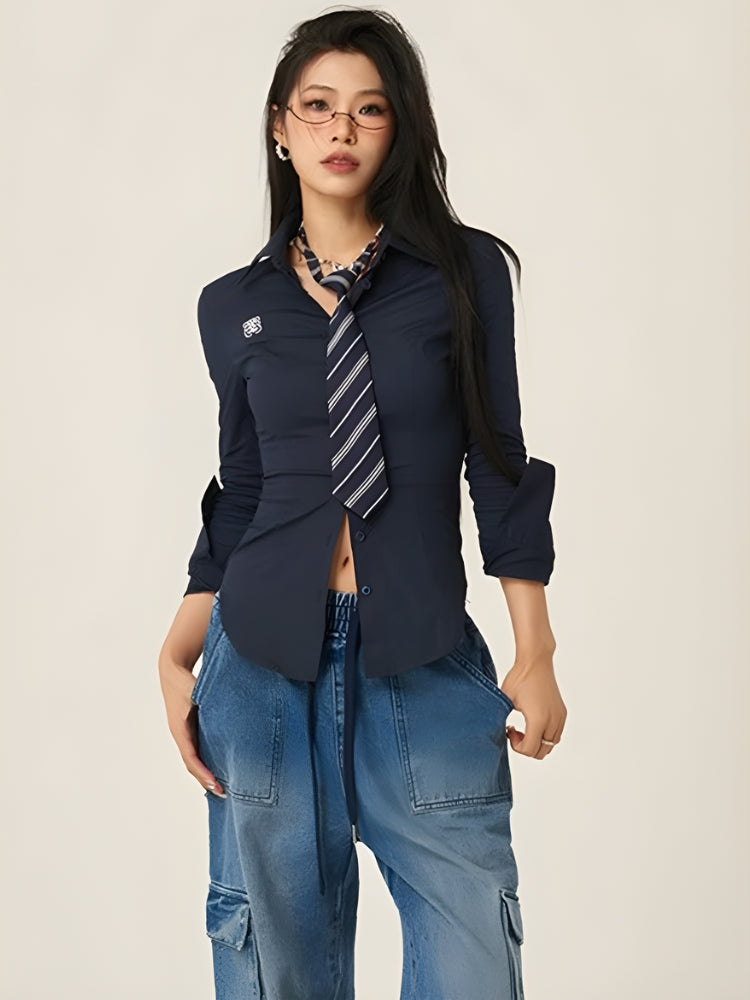 Stylish Work Outfits, Outfit Summer Ideas Slim Fit Tie Shirt