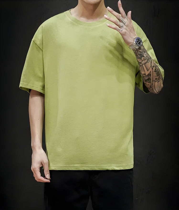 Stylish Work Outfits, Outfit Summer Ideas Soft Boy Crew Neck Basic Tee