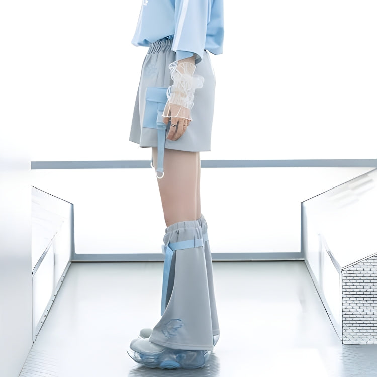 Stylish Work Outfits, Outfit Summer Ideas Soft Girl Cloud Wings Leg Warmers