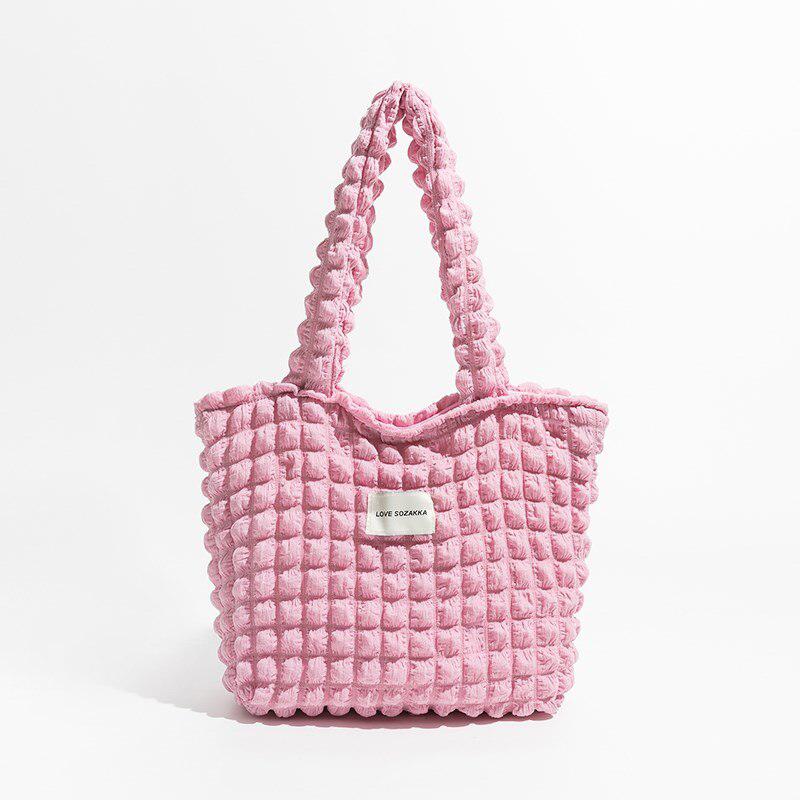 Stylish Work Outfits, Outfit Summer Ideas Soft Girl Popcorn Handbag