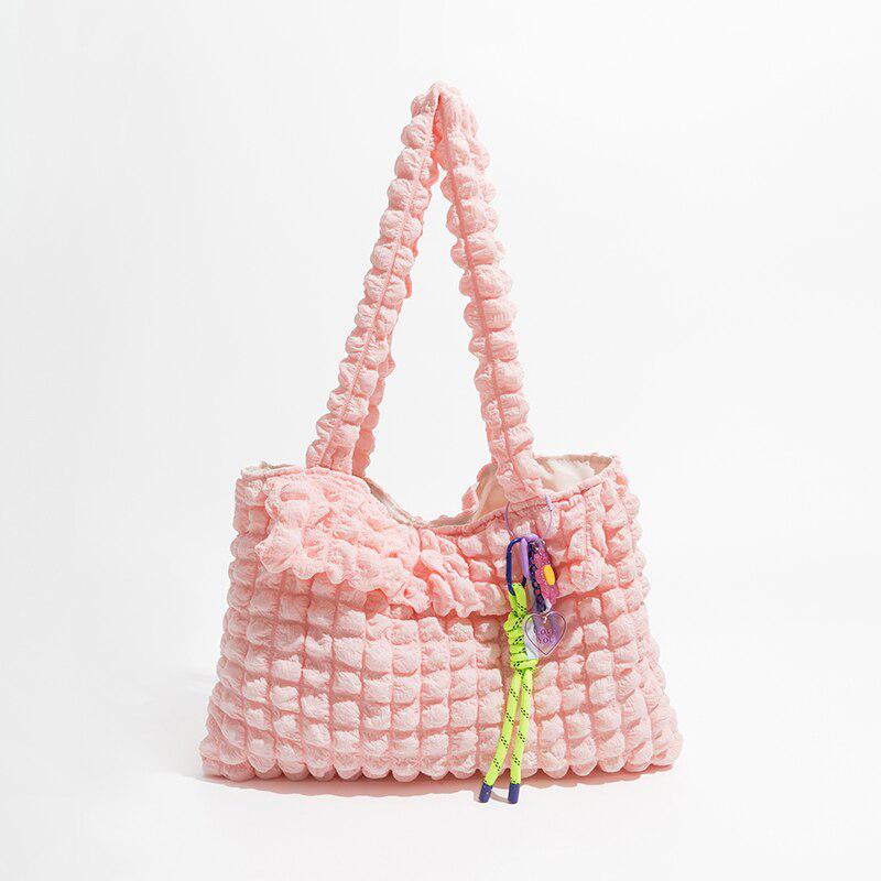 Stylish Work Outfits, Outfit Summer Ideas Soft Girl Popcorn Keychain Handbag