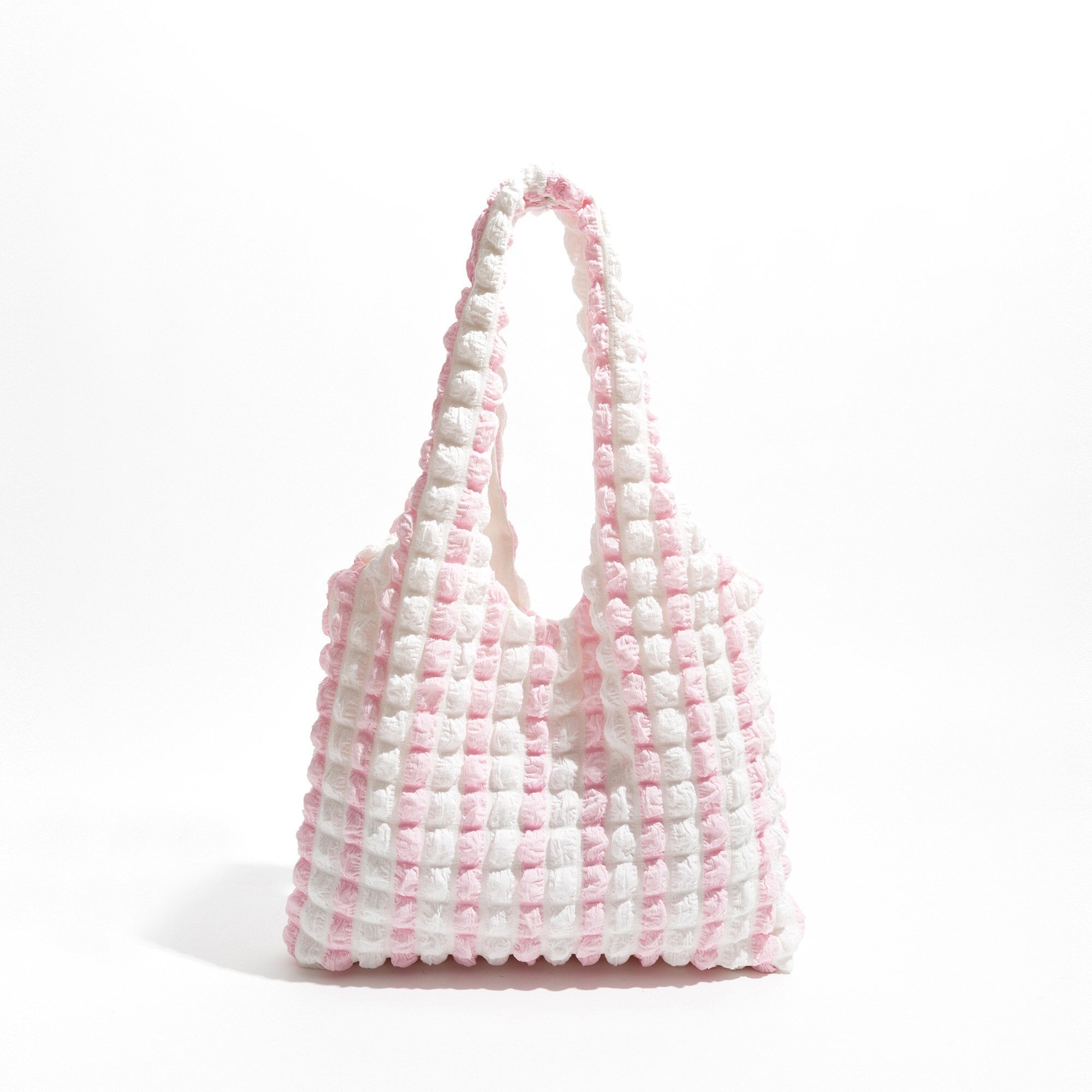 Stylish Work Outfits, Outfit Summer Ideas Soft Girl Quilted Striped Handbag