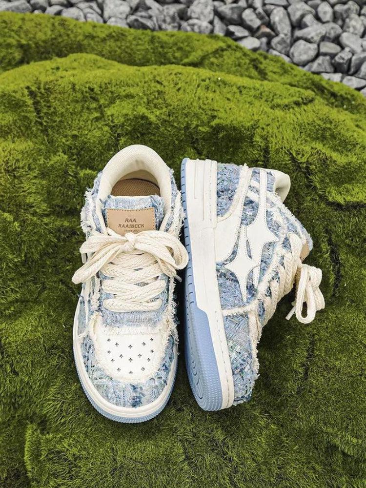Stylish Work Outfits, Outfit Summer Ideas Star Patch Sneakers
