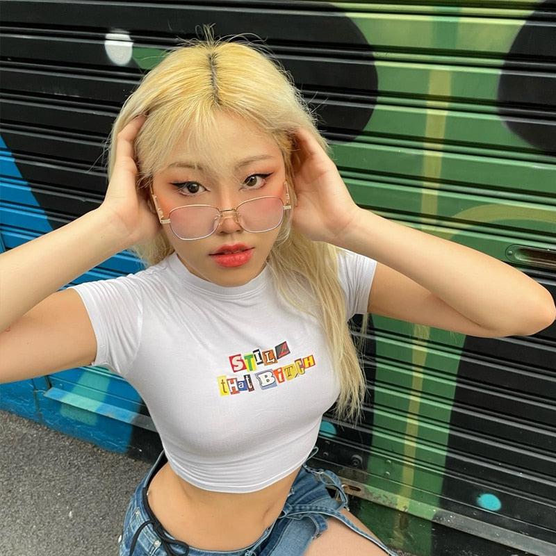 Stylish Work Outfits, Outfit Summer Ideas Still That B*tch Crop Top