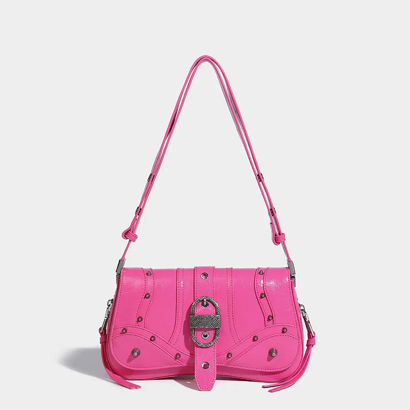 Stylish Work Outfits, Outfit Summer Ideas Y2K Candy Belted Baguette Bag