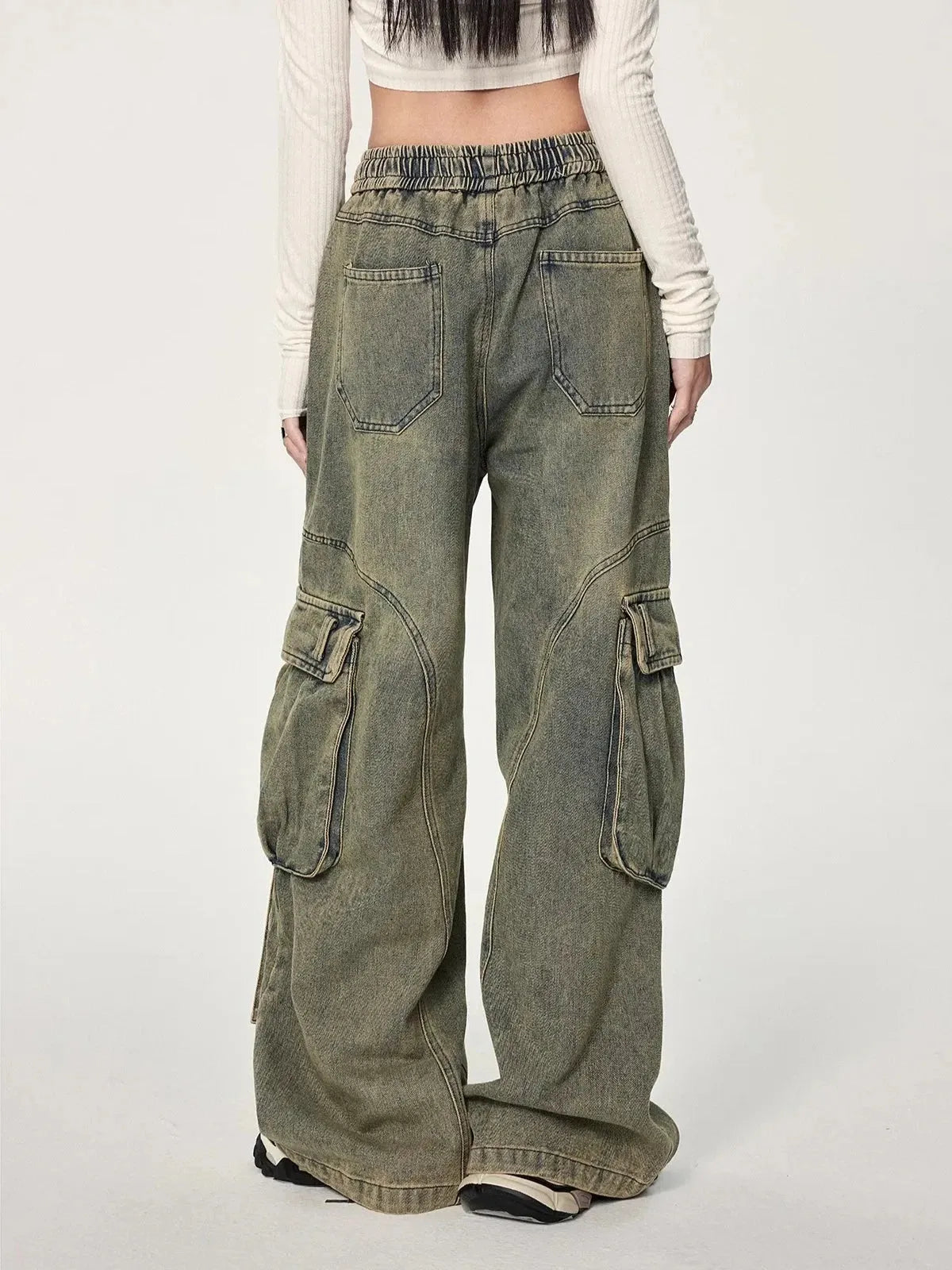 Stylish Work Outfits, Outfit Summer Ideas Y2K Cargo Jeans