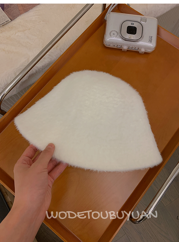 Versatile Mink Fur Bucket Hat for Women - 2025 Autumn/Winter Face-Shaping Fisherman Style
