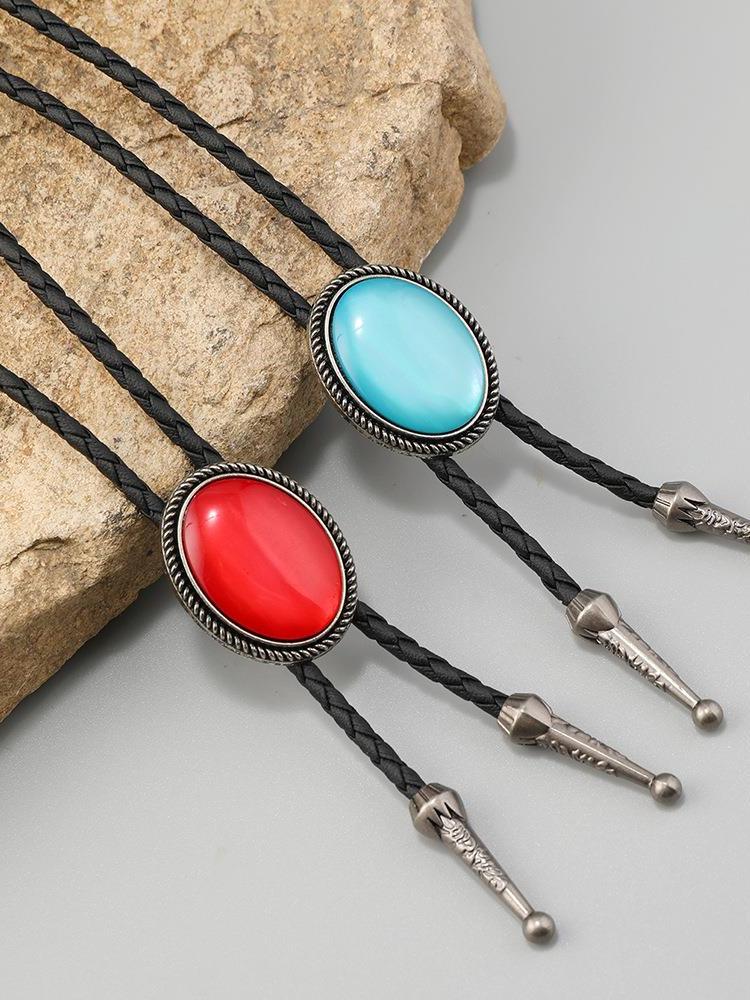 Vintage Minimalist Bohemian Woven Rope Bow Tie - Adjustable Western Style Accessory for Unique Personalization