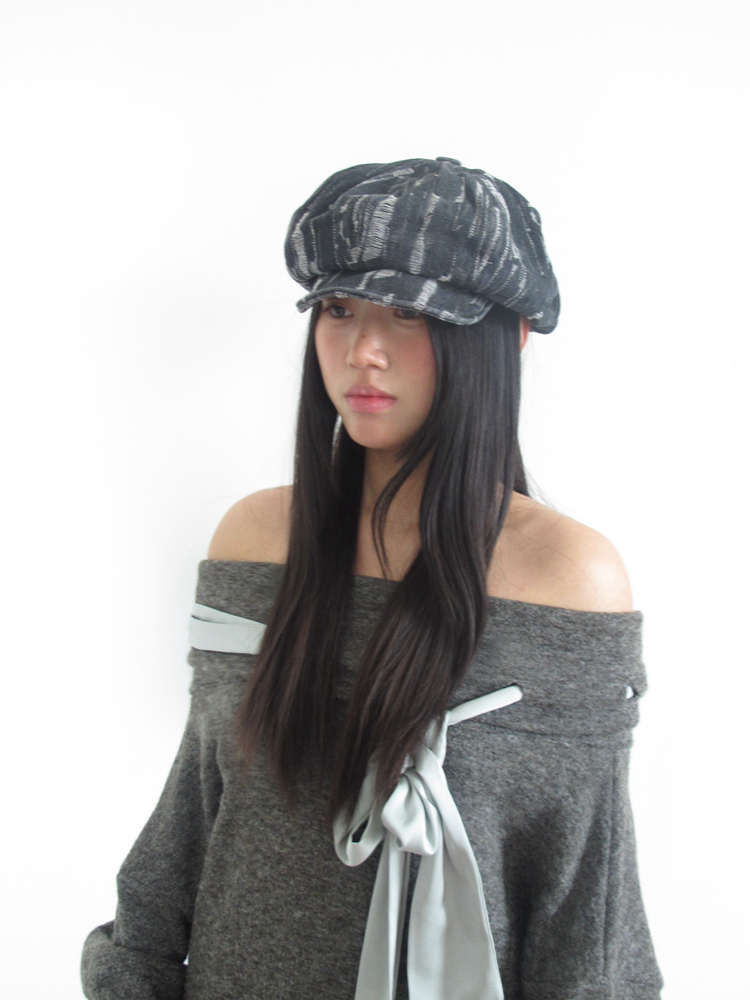 Vintage Octagonal Hat for Women - Wasteland Wandering Style, Casual Versatile Design for Autumn 2025