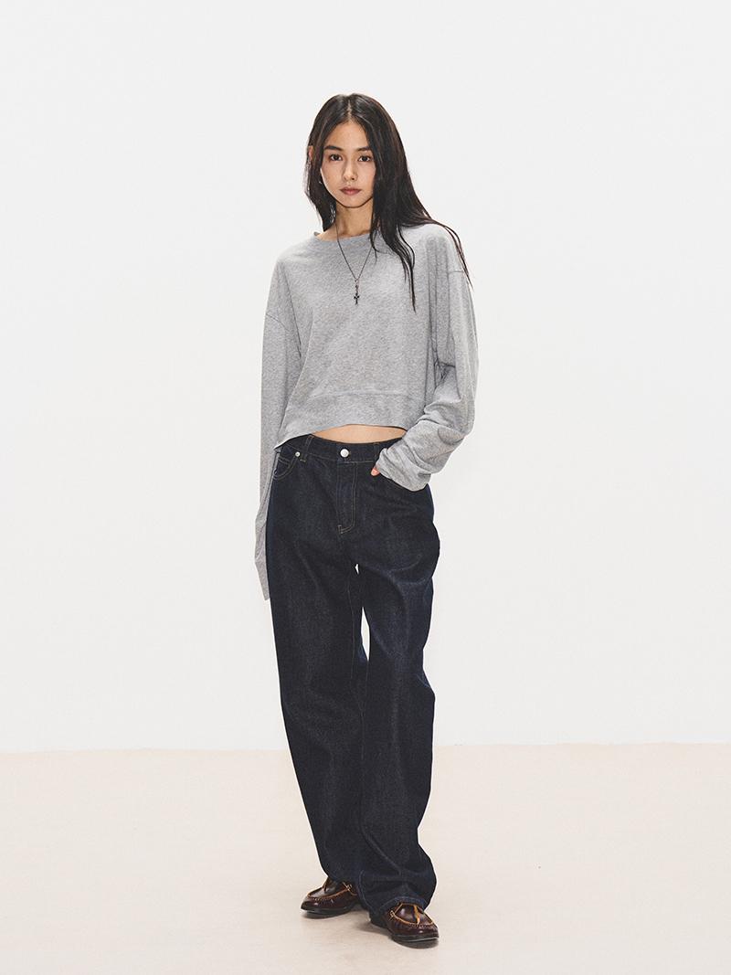 Vintage Slim Fit Straight Leg Jeans for Women - Low Waist Floor-Length Denim Pants, 2025 Trendy Fashion