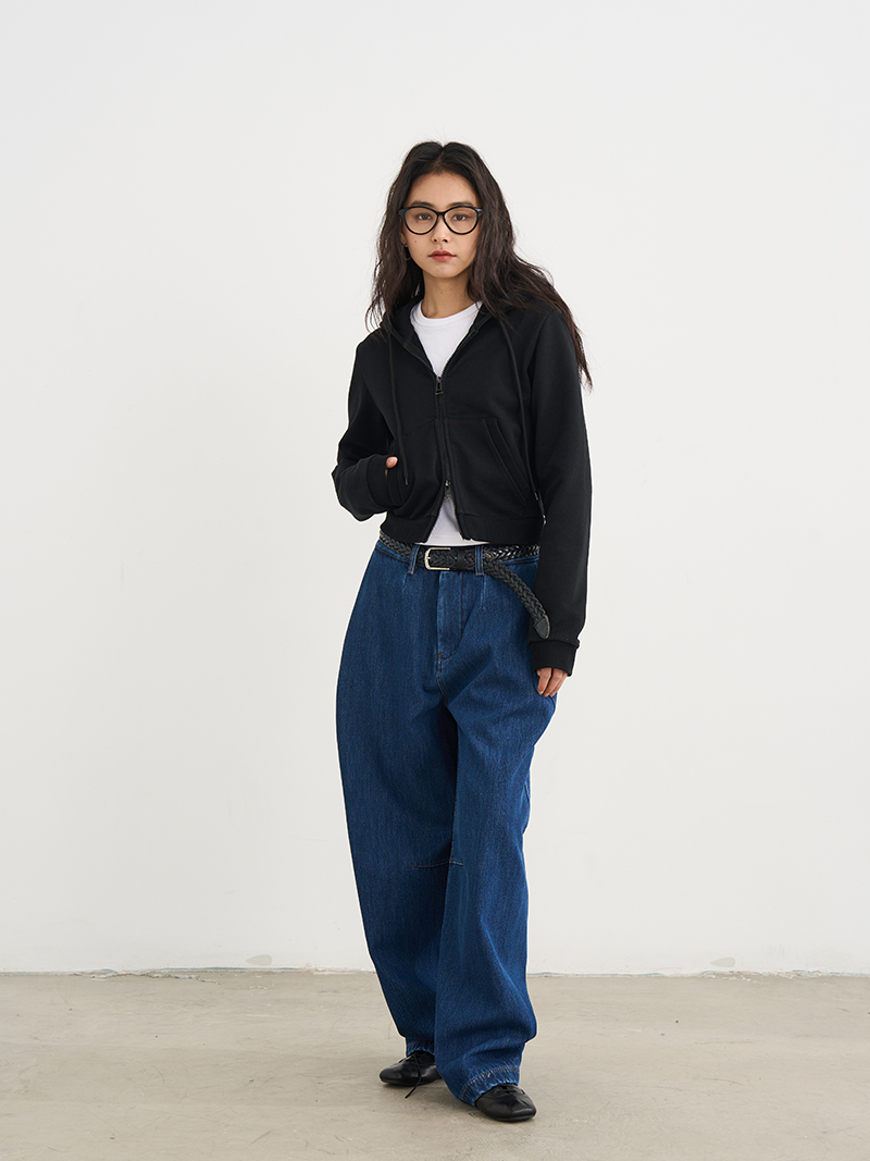 Women's Fleece Lined Straight Leg Jeans - Casual Loose Fit for Autumn Winter 2025 - Trendy Personality Style Pants