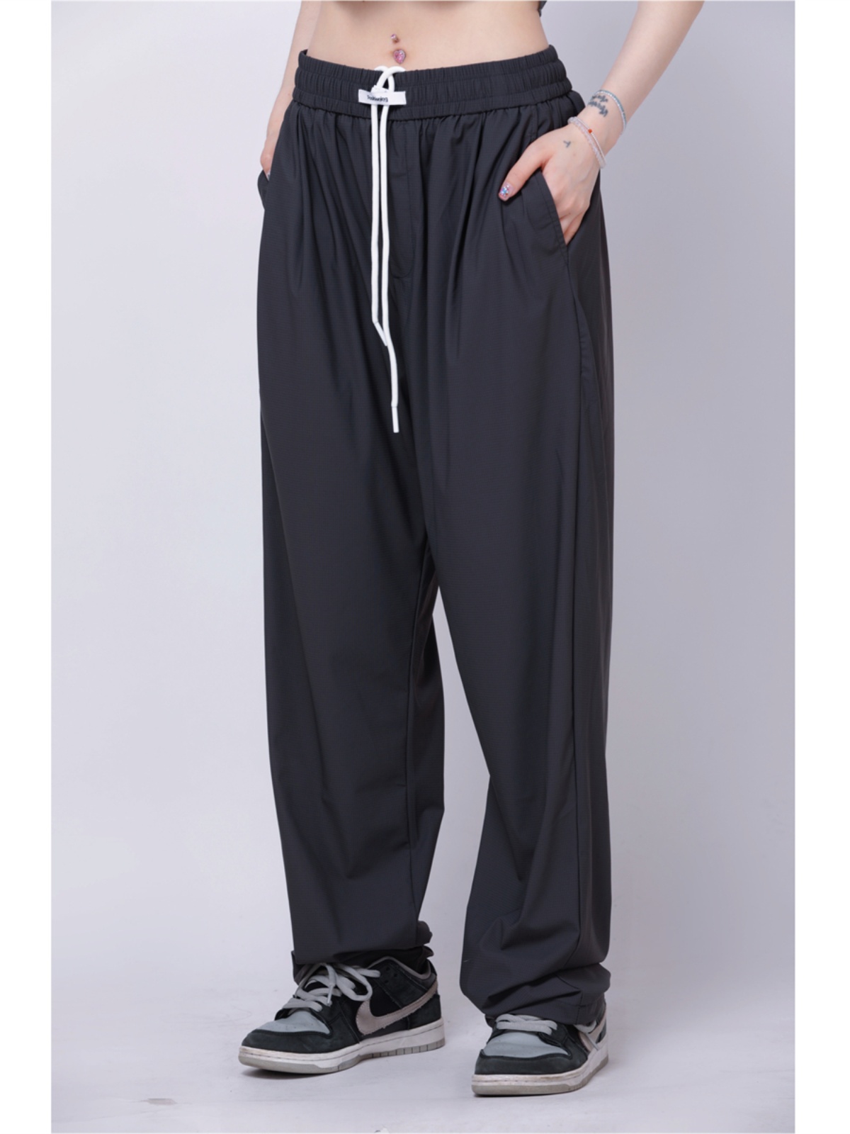Women's Summer Dance Long Pants - Ultra-Thin Quick-Dry High-Waisted Straight-Leg Jazz Pants for Activewear