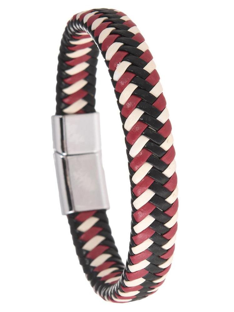 Woven Leather Bracelet - Simple Retro European American Fashion Jewelry - Trendy Accessories for Unique Style