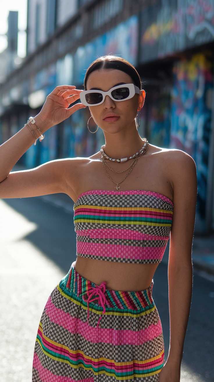 How to Rock a Y2K Tube Top Like a Fashion Icon outfit idea